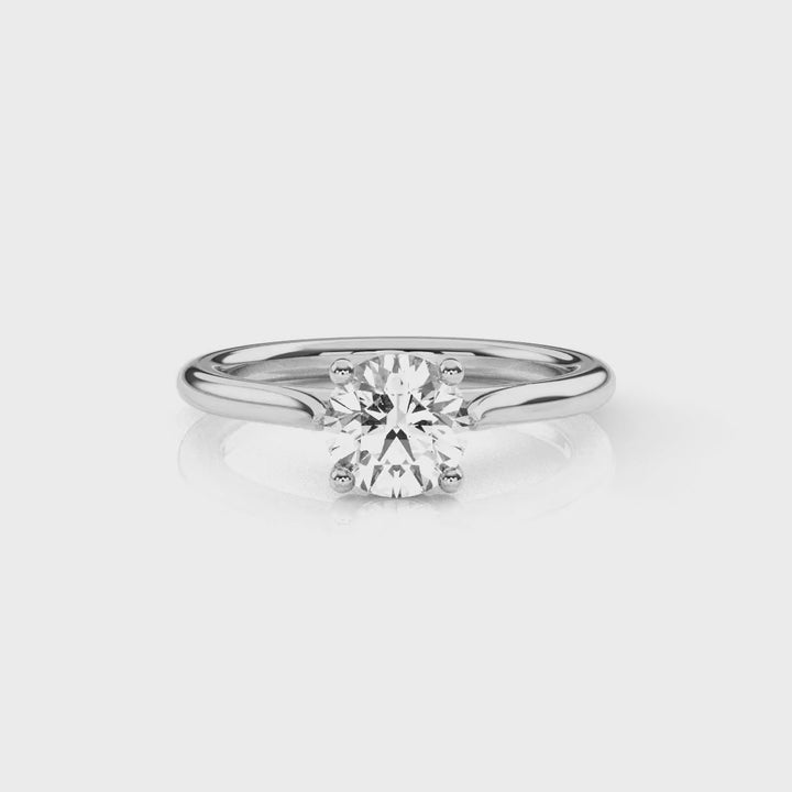 Diamond Size_1 carat | Style_Solitaire | Precious Metal_White Gold