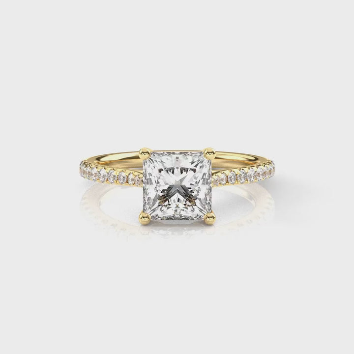 Diamond Size_2 carat | Style_With Diamonds | Precious Metal_Yellow Gold
