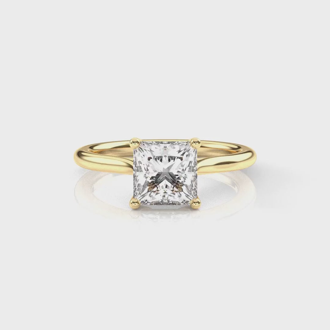 Diamond Size_2 carat | Style_Solitaire | Precious Metal_Yellow Gold
