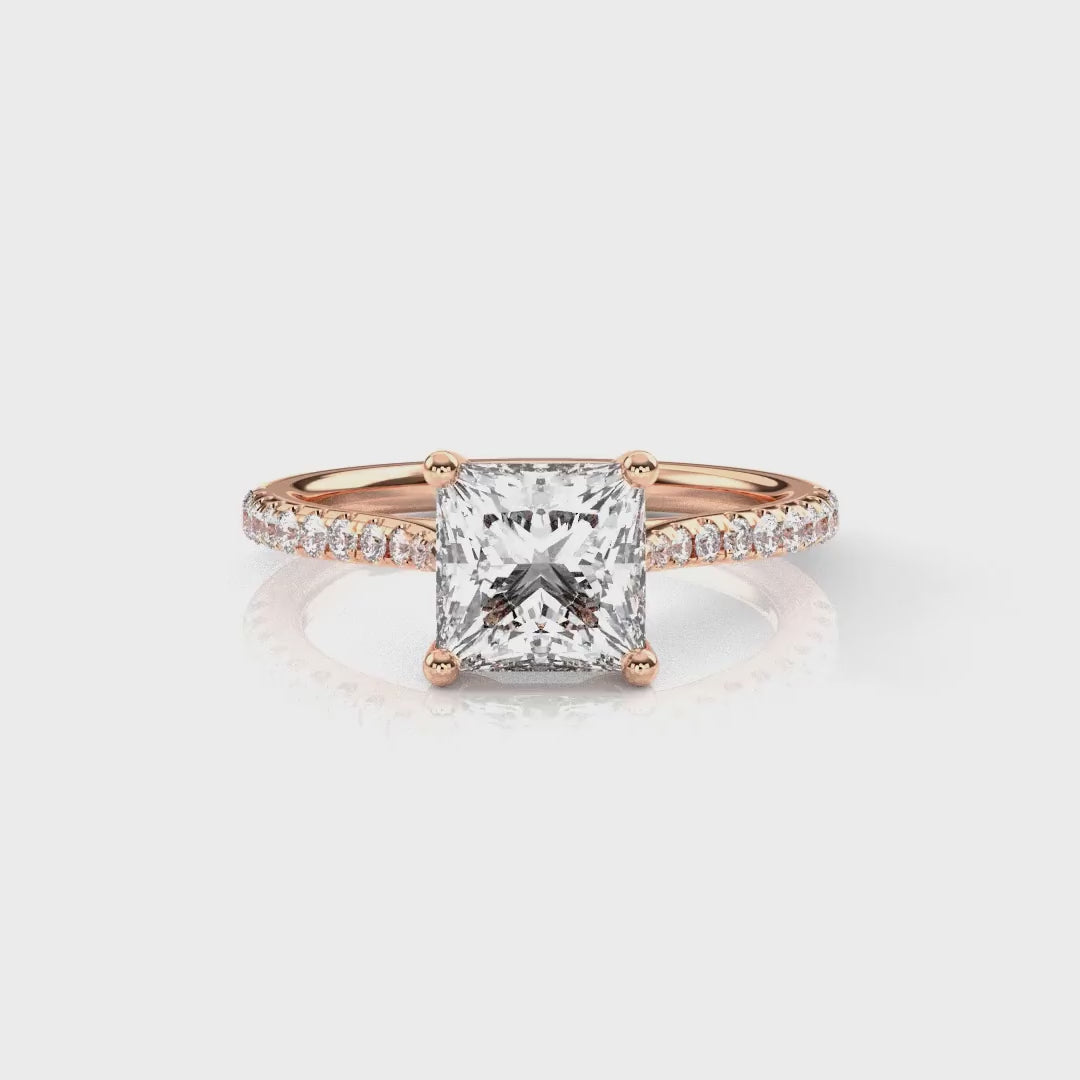 Diamond Size_2 carat | Style_With Diamonds | Precious Metal_Rose Gold