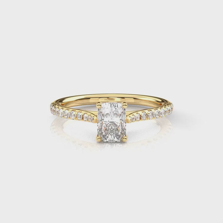 Diamond Size_1 carat | Style_With Diamonds | Precious Metal_Yellow Gold