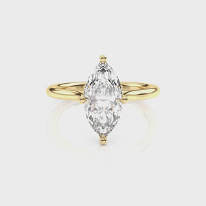 Diamond Size_2 carat | Style_Solitaire | Precious Metal_Yellow Gold