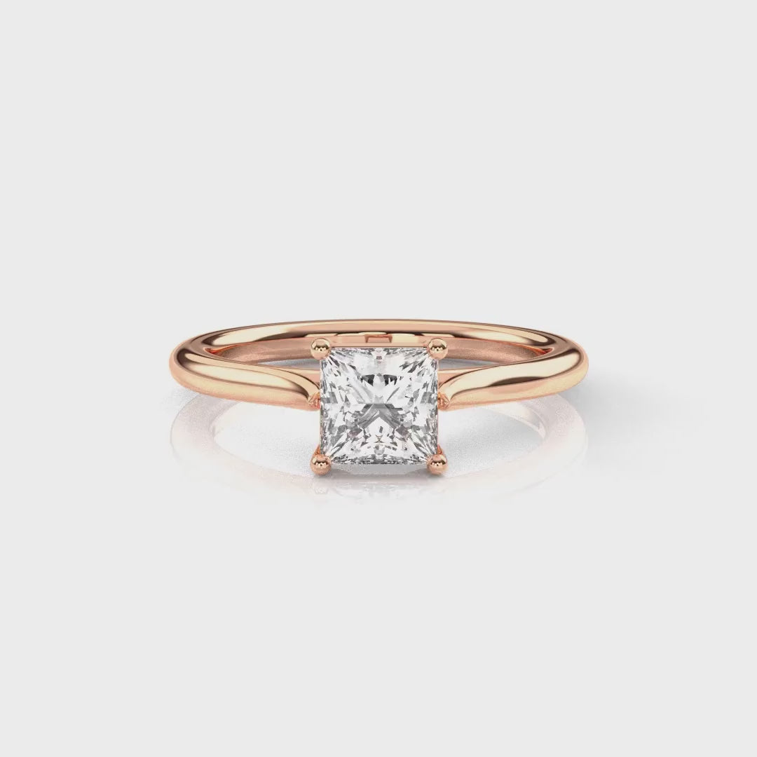 Diamond Size_1 carat | Style_Solitaire | Precious Metal_Rose Gold
