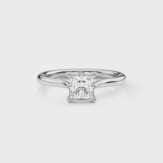 Diamond Size_1 carat | Style_Solitaire | Precious Metal_White Gold