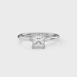Diamond Size_1 carat | Style_Solitaire | Precious Metal_White Gold