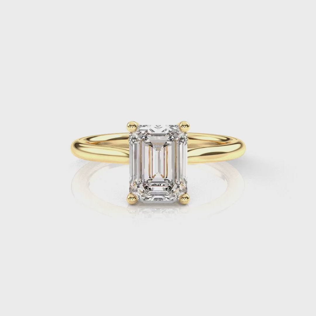 Diamond Size_2 carat | Style_Solitaire | Precious Metal_Yellow Gold