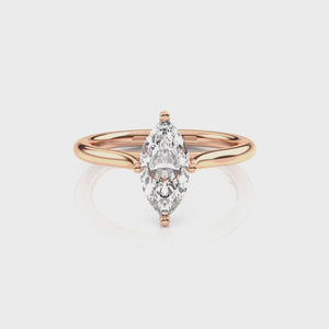 Diamond Size_1 carat | Style_Solitaire | Precious Metal_Rose Gold