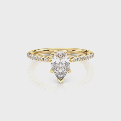 Diamond Size_1 carat | Style_With Diamonds | Precious Metal_Yellow Gold