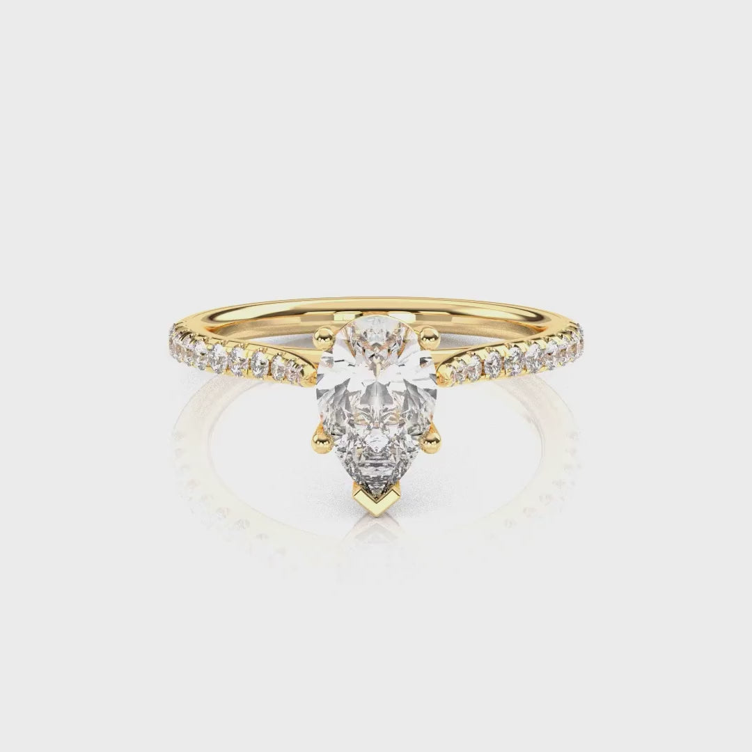 Diamond Size_1 carat | Style_With Diamonds | Precious Metal_Yellow Gold