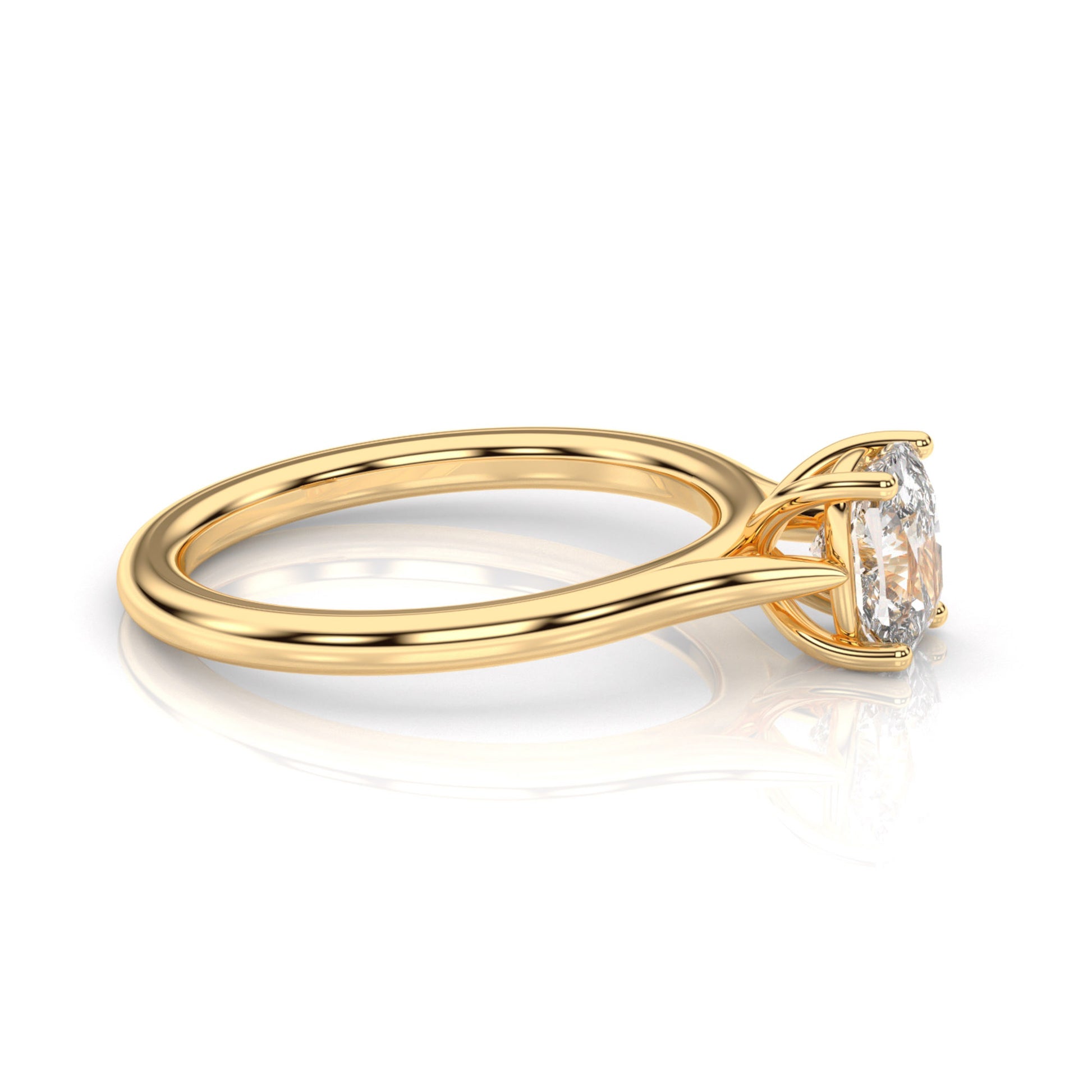 Diamond Size_1 carat | Style_Solitaire | Precious Metal_Yellow Gold