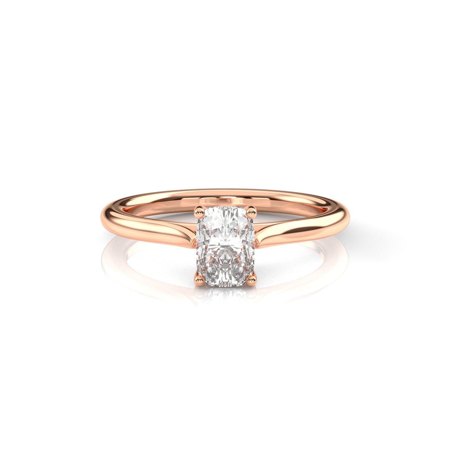 Diamond Size_1 carat | Style_Solitaire | Precious Metal_Rose Gold