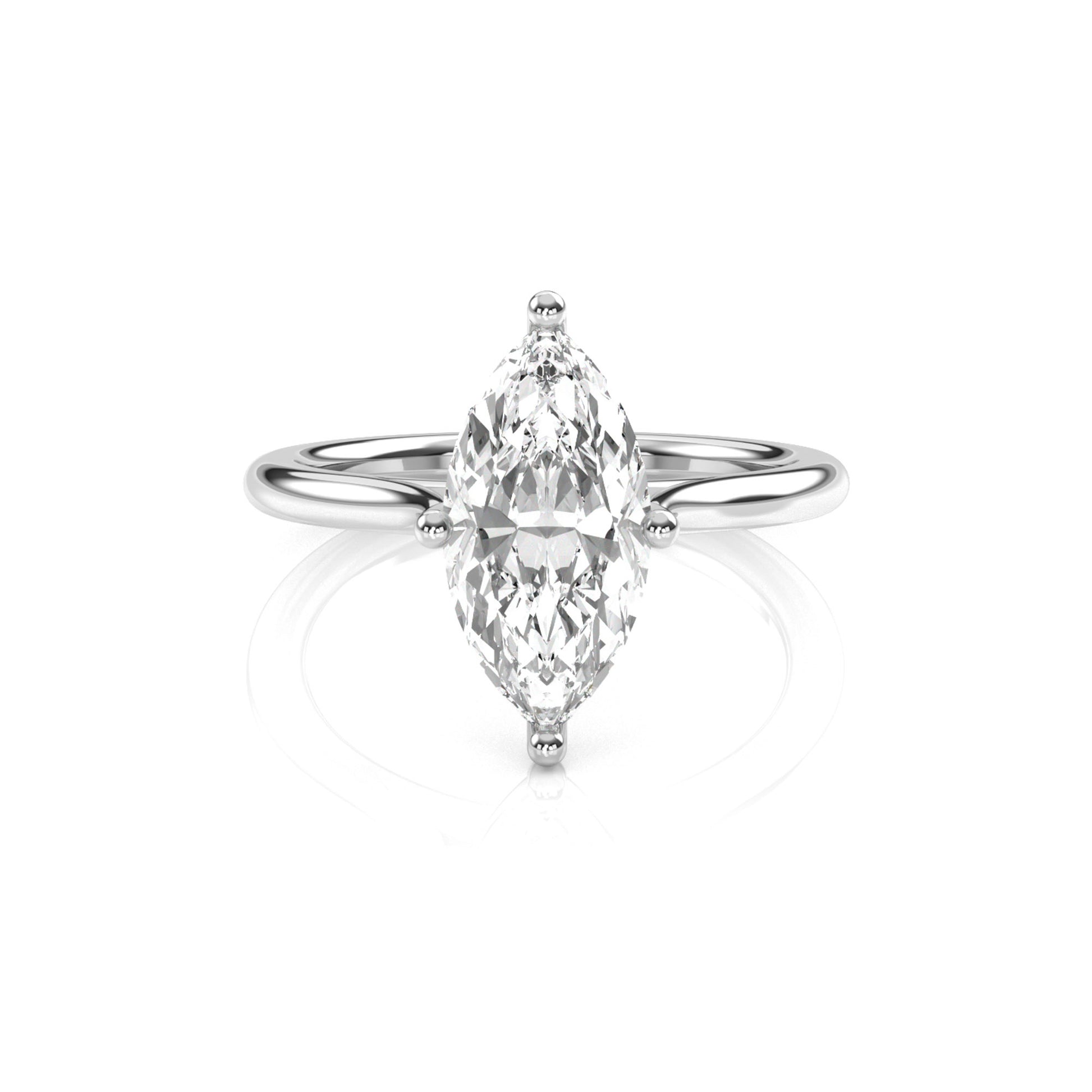 Diamond Size_2 carat | Style_Solitaire | Precious Metal_White Gold