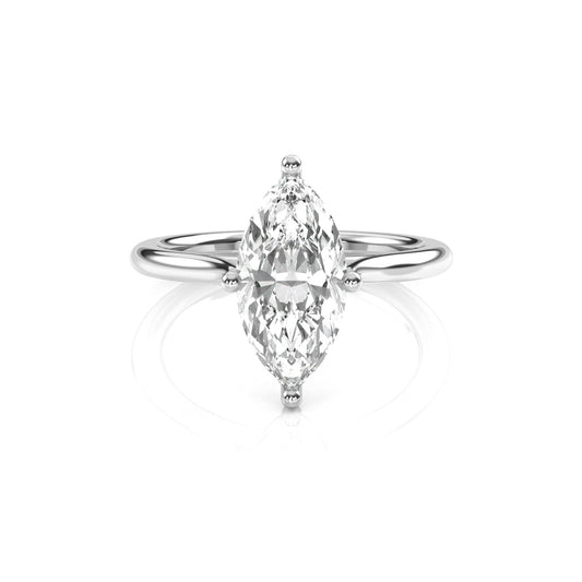 Diamond Size_2 carat | Style_Solitaire | Precious Metal_White Gold