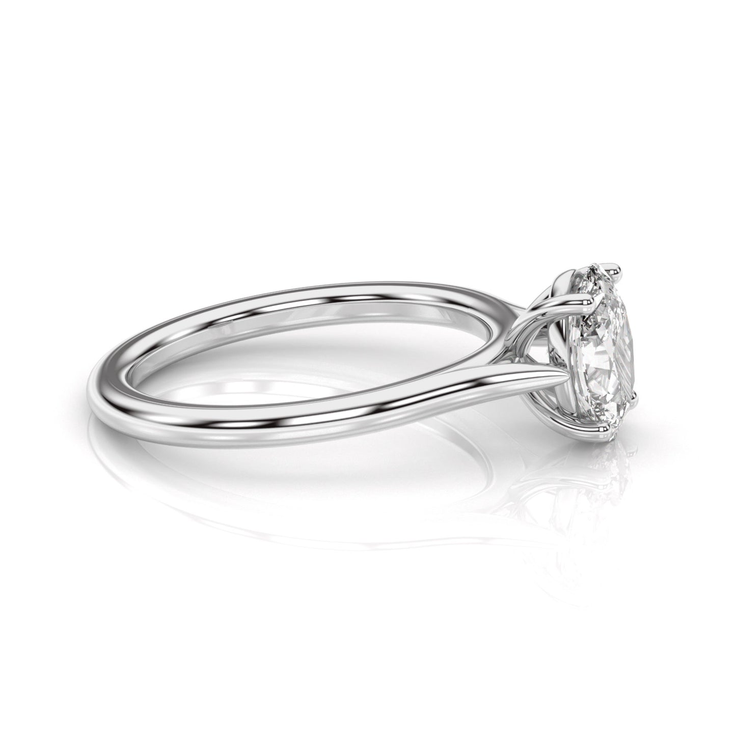 Diamond Size_1 carat | Style_Solitaire | Precious Metal_White Gold