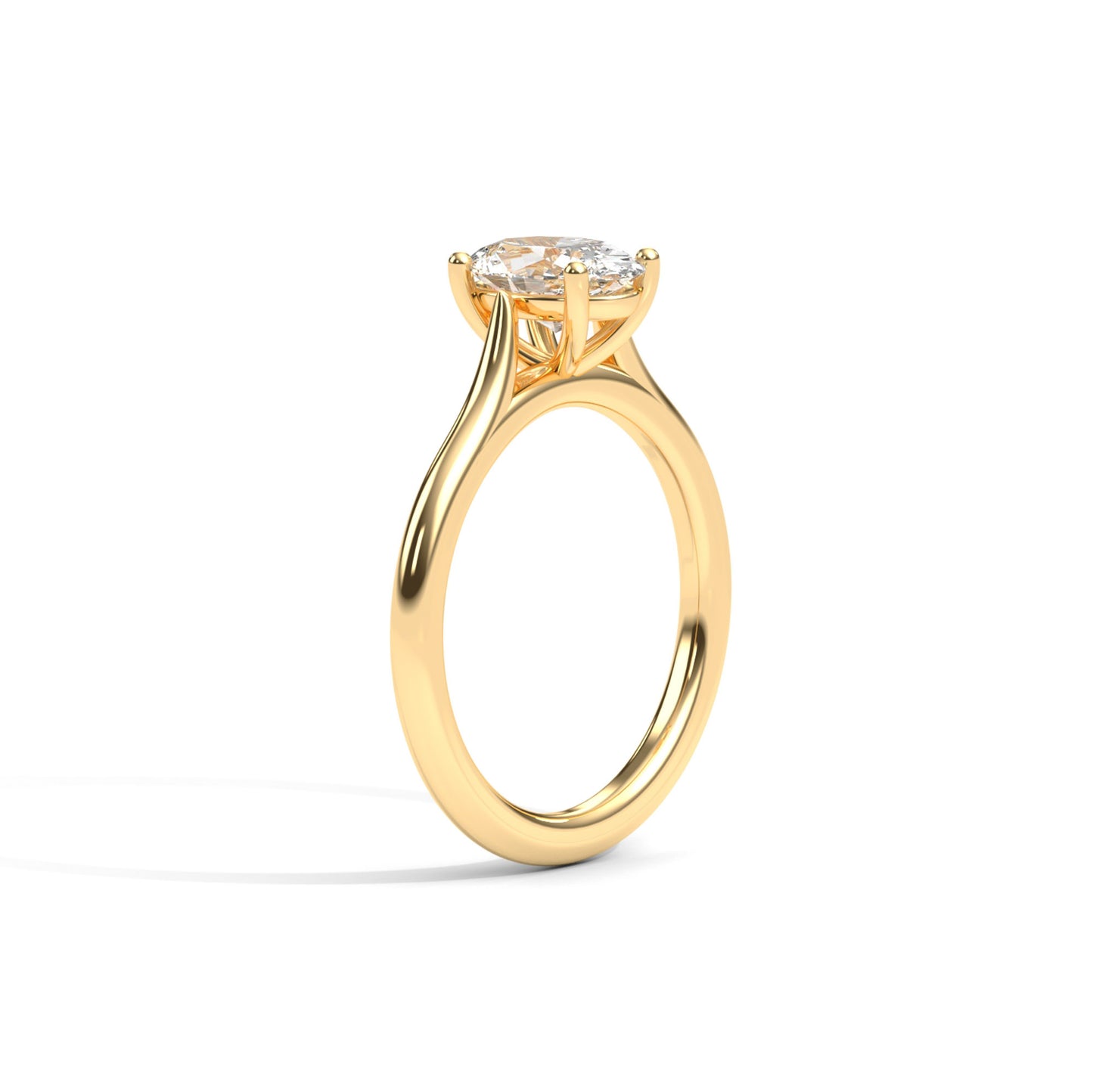 Diamond Size_1 carat | Style_Solitaire | Precious Metal_Yellow Gold