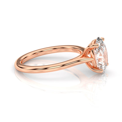 Diamond Size_2 carat | Style_Solitaire | Precious Metal_Rose Gold