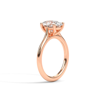 Diamond Size_2 carat | Style_Solitaire | Precious Metal_Rose Gold