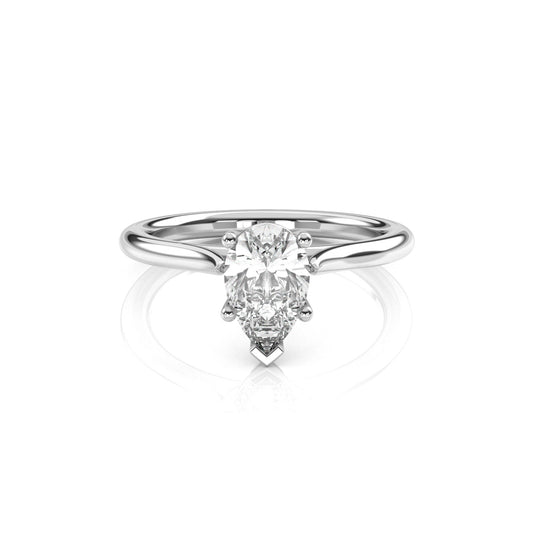 Diamond Size_1 carat | Style_Solitaire | Precious Metal_White Gold