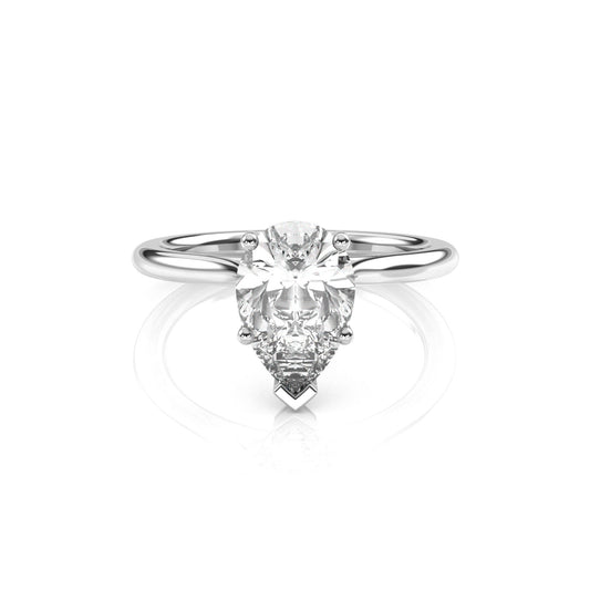 Diamond Size_2 carat | Style_Solitaire | Precious Metal_White Gold