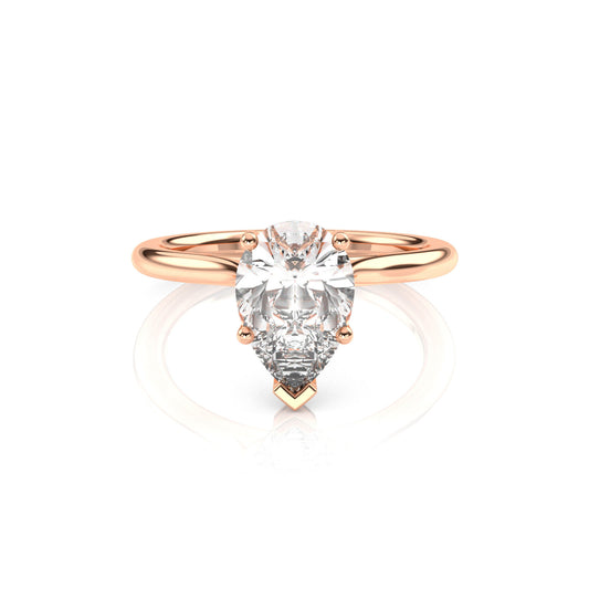 Diamond Size_2 carat | Style_Solitaire | Precious Metal_Rose Gold
