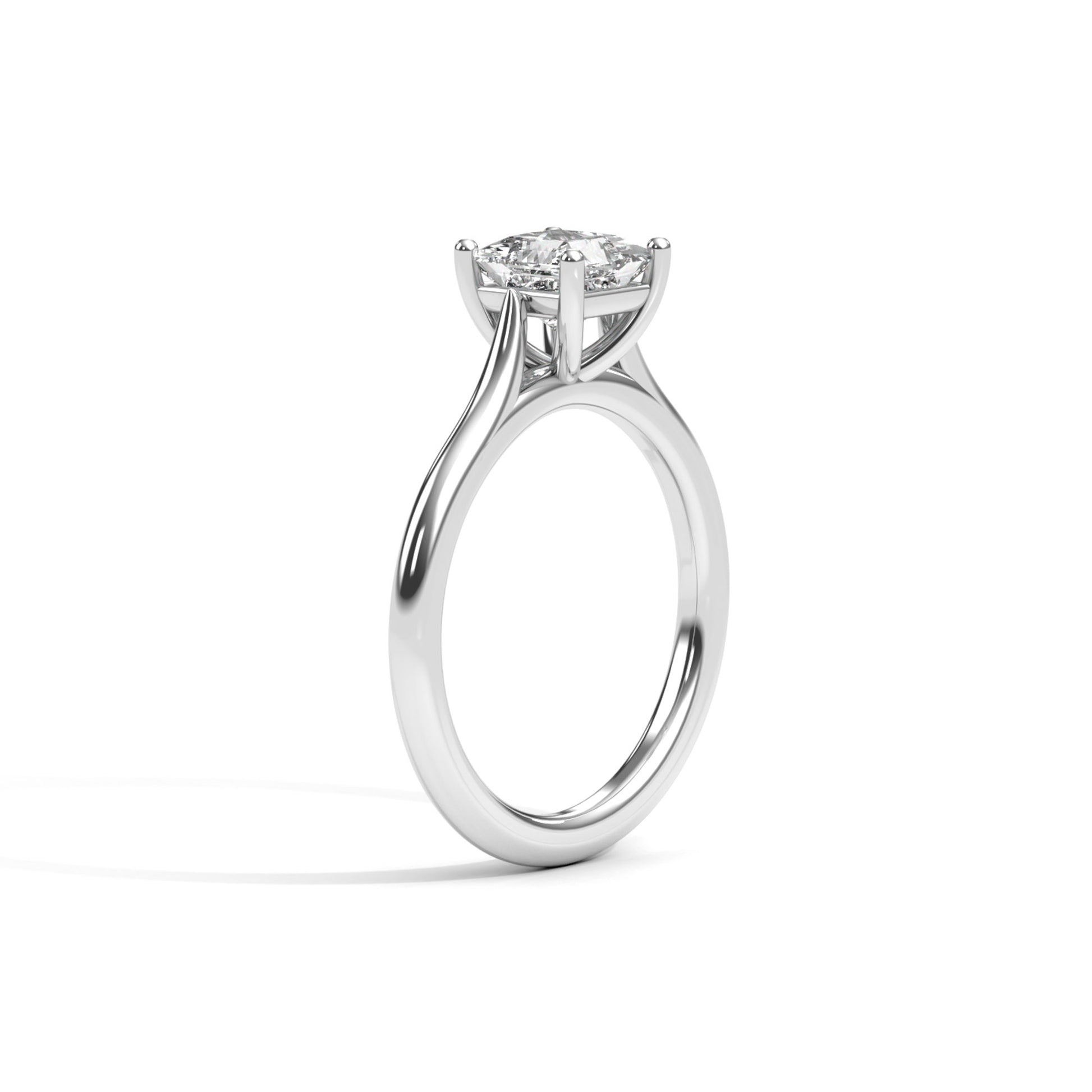 Diamond Size_1 carat | Style_Solitaire | Precious Metal_White Gold