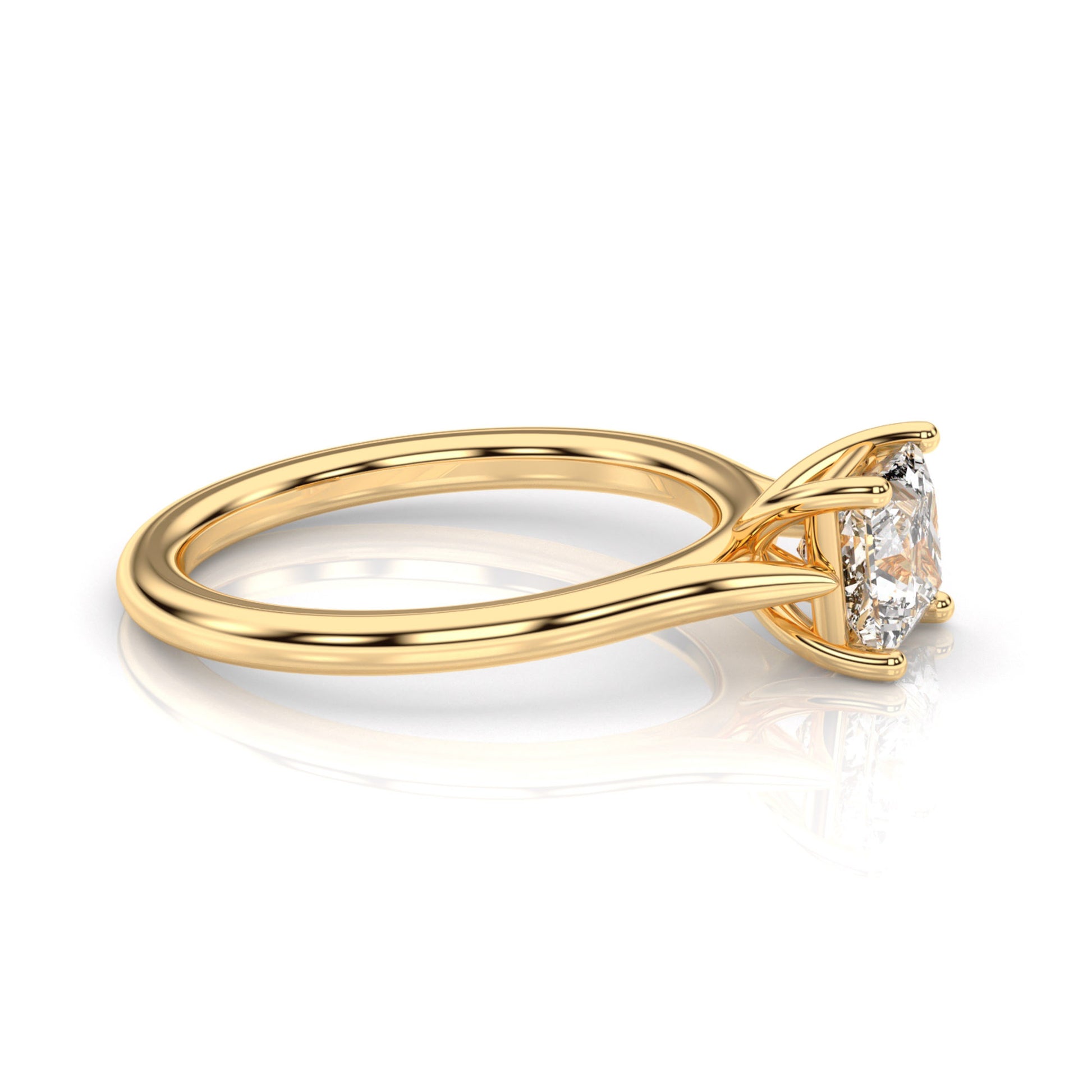Diamond Size_1 carat | Style_Solitaire | Precious Metal_Yellow Gold