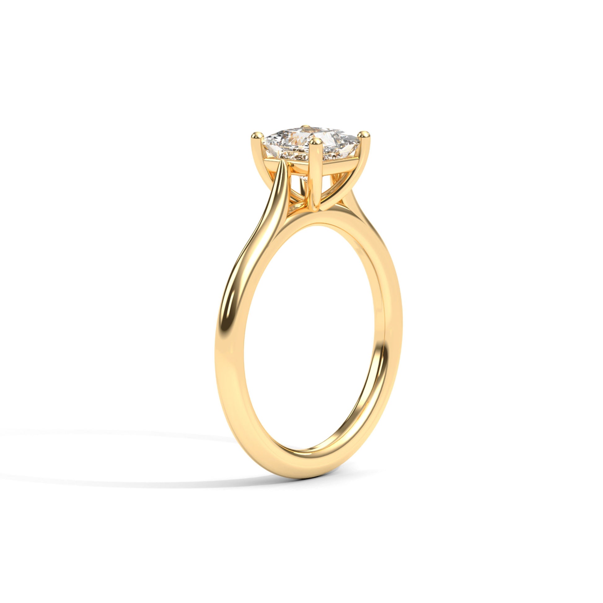 Diamond Size_1 carat | Style_Solitaire | Precious Metal_Yellow Gold