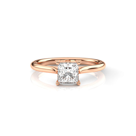 Diamond Size_1 carat | Style_Solitaire | Precious Metal_Rose Gold
