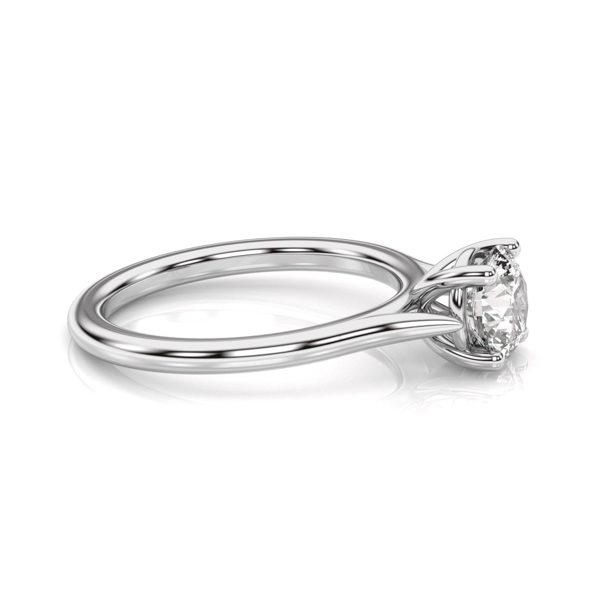 Diamond Size_1 carat | Style_Solitaire | Precious Metal_White Gold