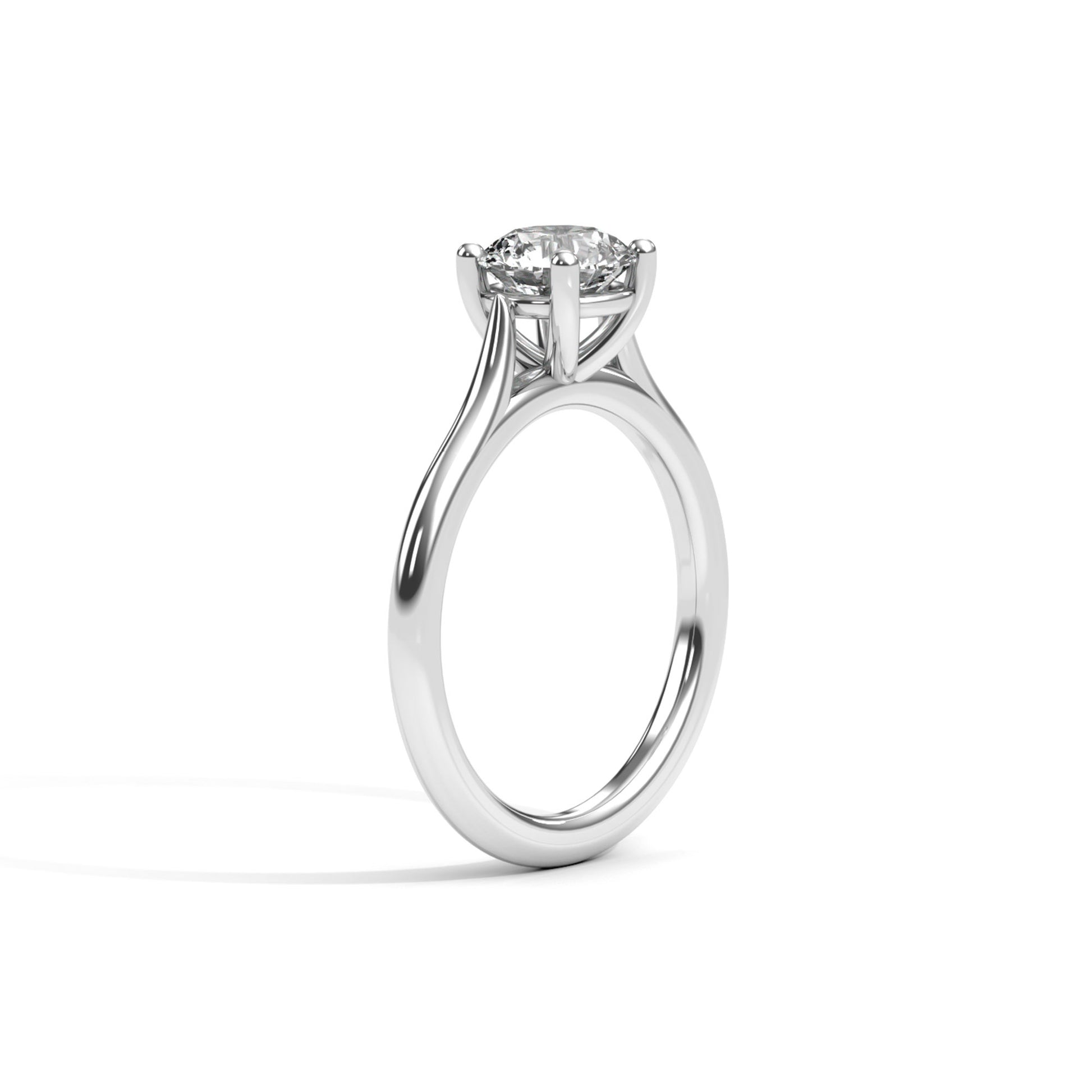 Diamond Size_1 carat | Style_Solitaire | Precious Metal_White Gold