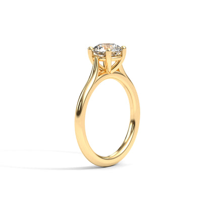 Diamond Size_1 carat | Style_Solitaire | Precious Metal_Yellow Gold