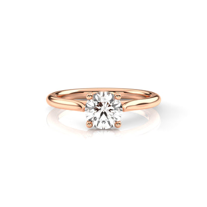 Diamond Size_1 carat | Style_Solitaire | Precious Metal_Rose Gold