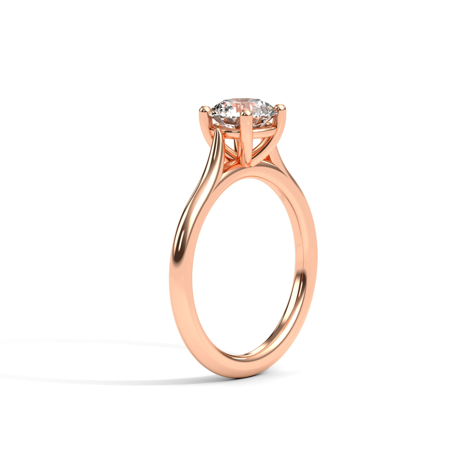 Diamond Size_1 carat | Style_Solitaire | Precious Metal_Rose Gold