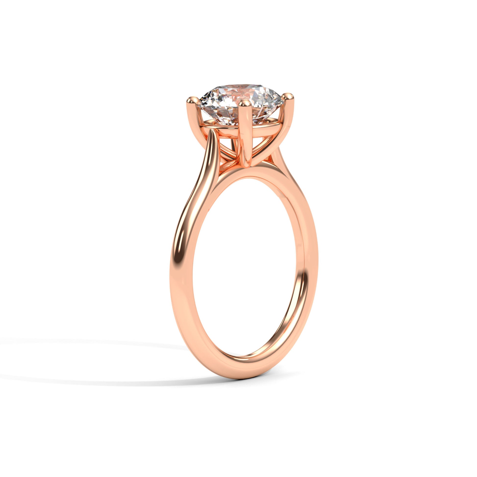 Diamond Size_2 carat | Style_Solitaire | Precious Metal_Rose Gold