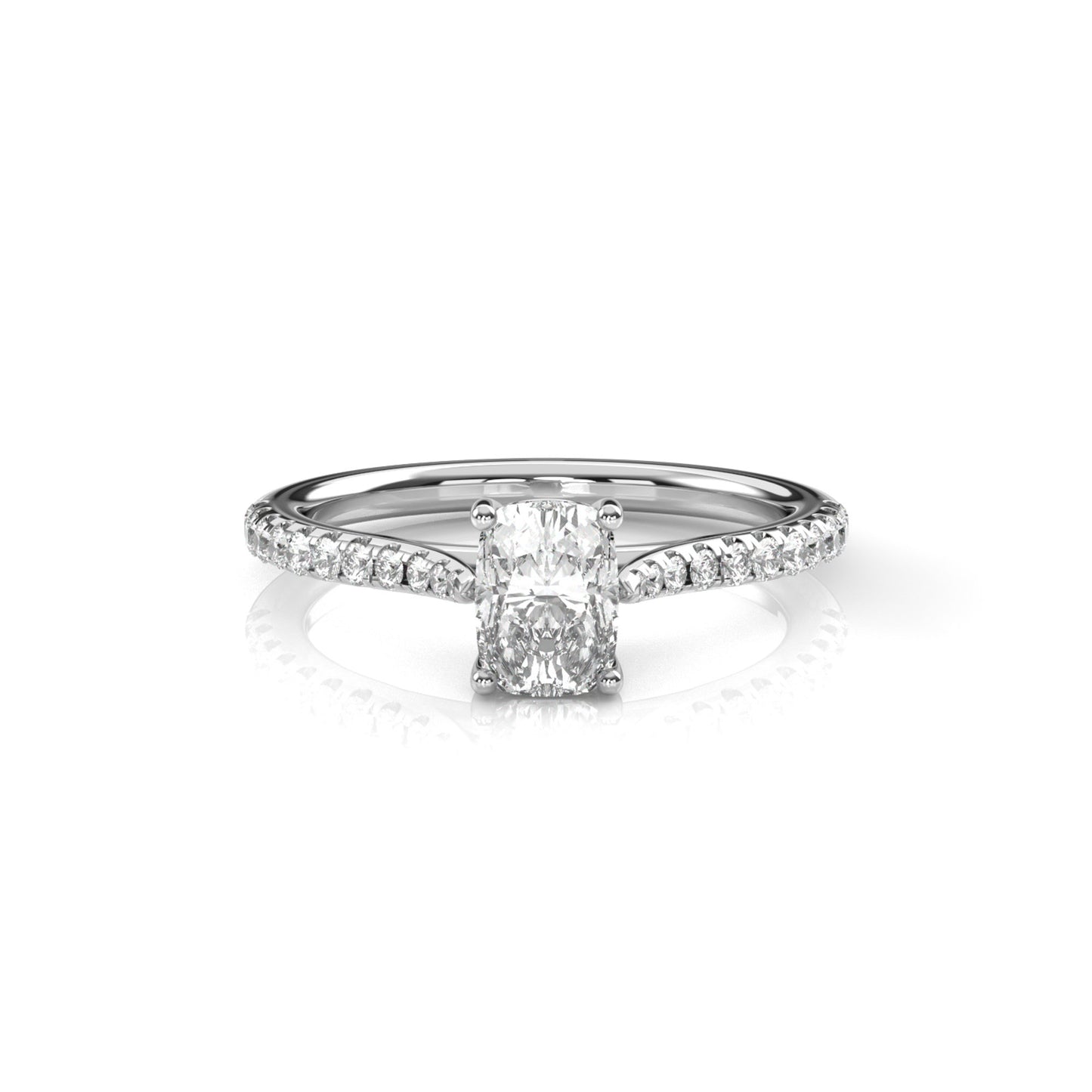 Diamond Size_1 carat | Style_With Diamonds | Precious Metal_White Gold
