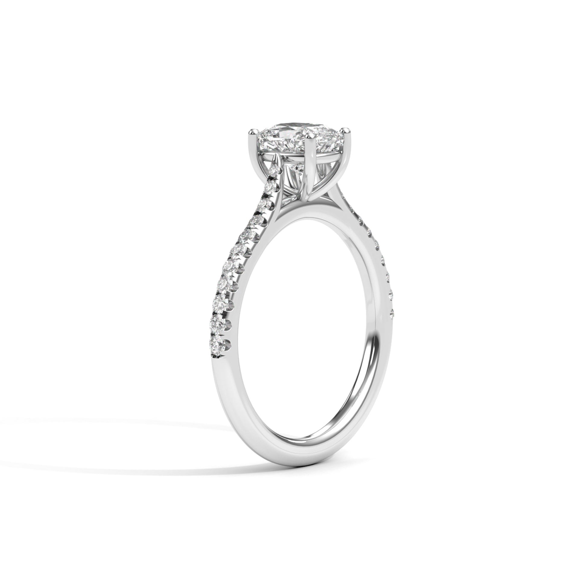 Diamond Size_1 carat | Style_With Diamonds | Precious Metal_White Gold