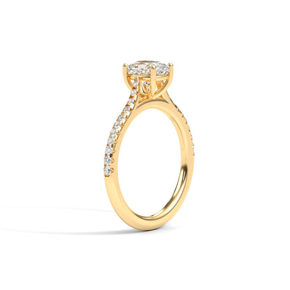 Diamond Size_1 carat | Style_With Diamonds | Precious Metal_Yellow Gold