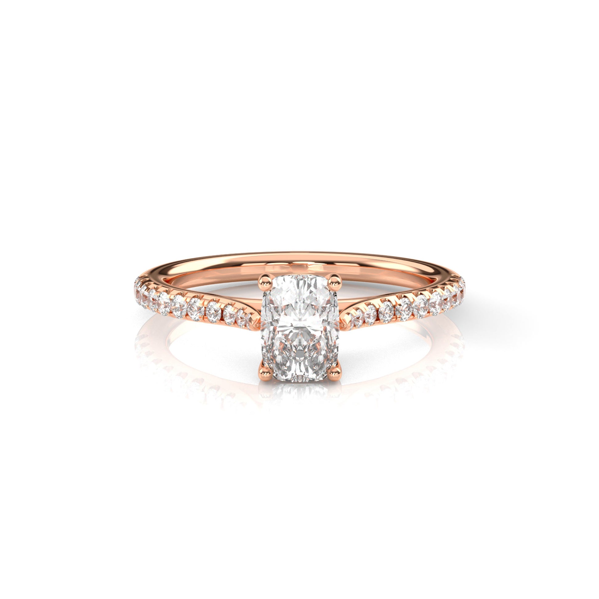 Diamond Size_1 carat | Style_With Diamonds | Precious Metal_Rose Gold