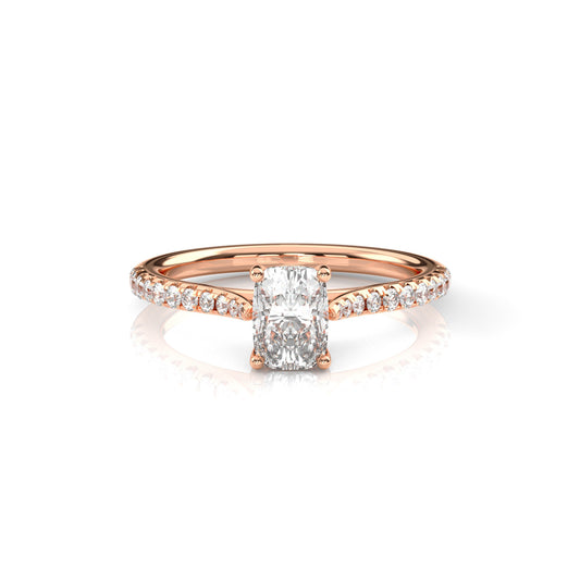 Diamond Size_1 carat | Style_With Diamonds | Precious Metal_Rose Gold