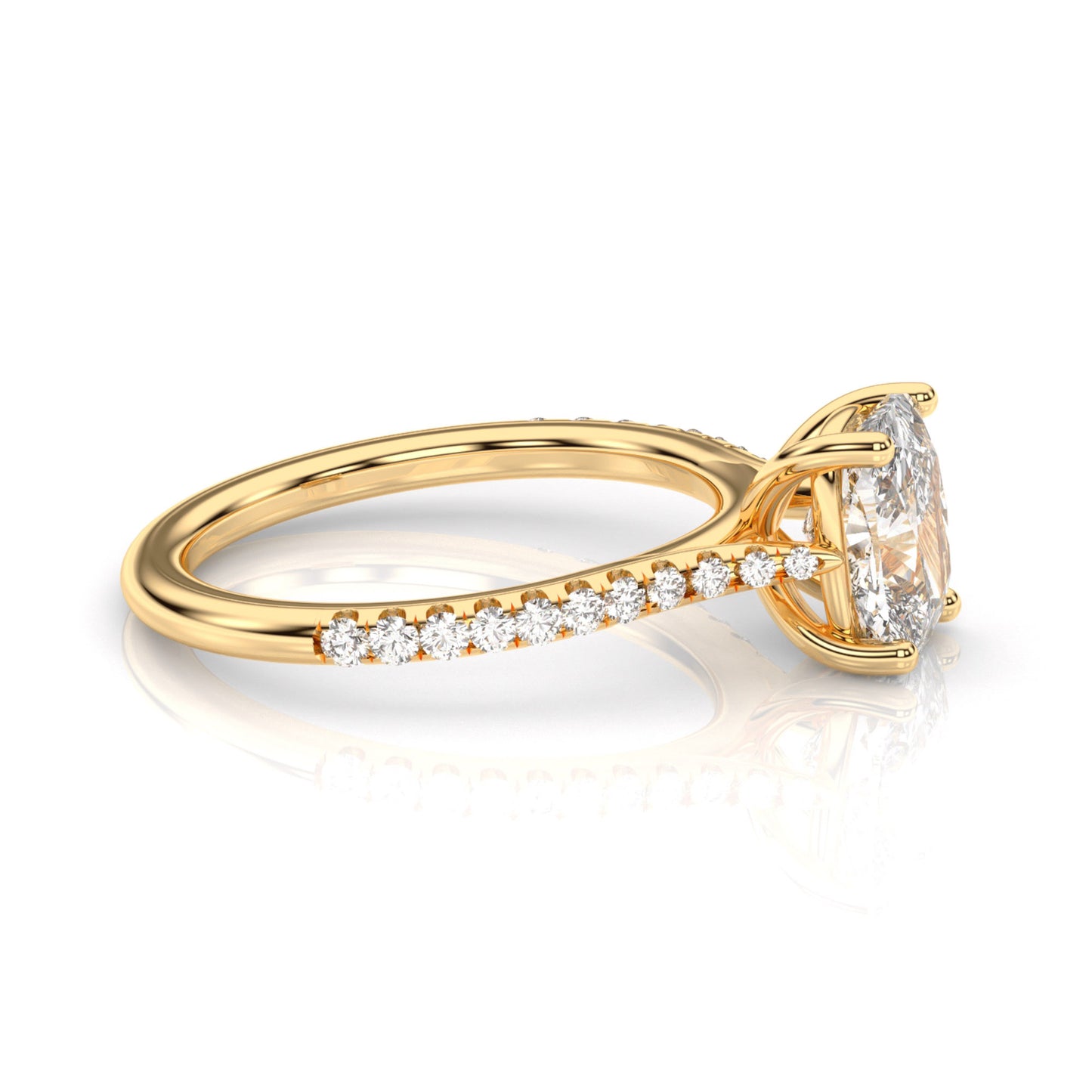Diamond Size_2 carat | Style_With Diamonds | Precious Metal_Yellow Gold