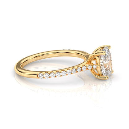Diamond Size_2 carat | Style_With Diamonds | Precious Metal_Yellow Gold
