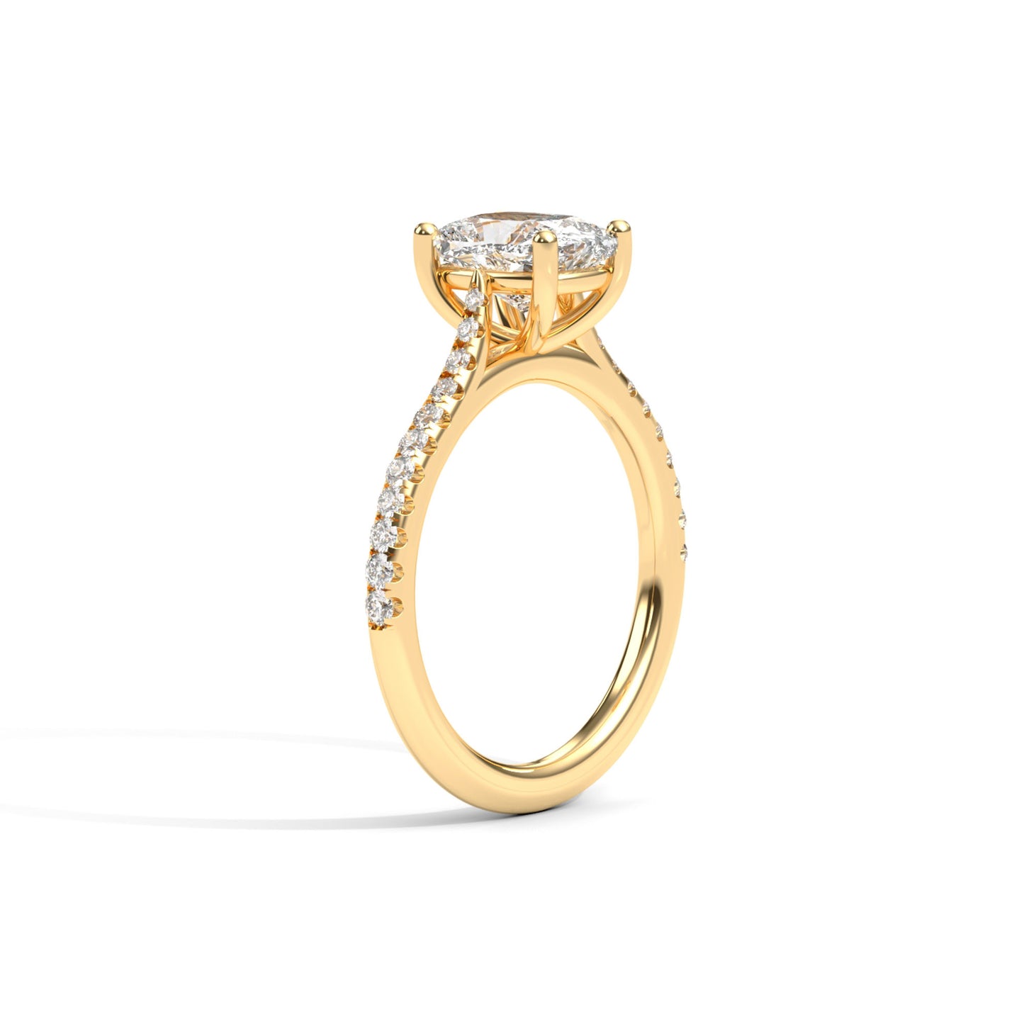 Diamond Size_2 carat | Style_With Diamonds | Precious Metal_Yellow Gold