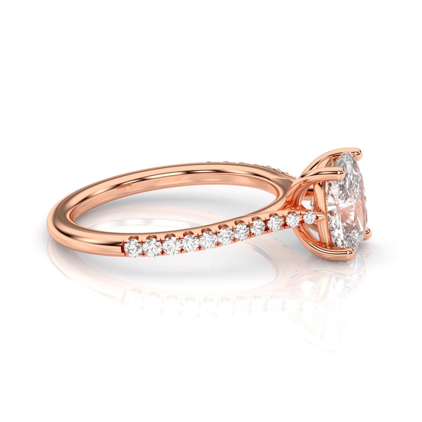 Diamond Size_2 carat | Style_With Diamonds | Precious Metal_Rose Gold