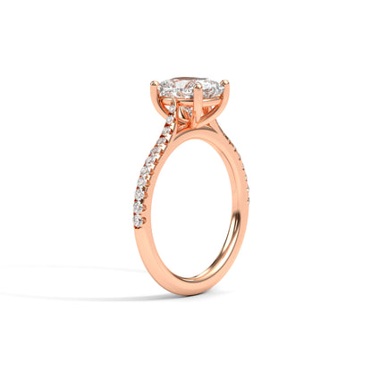 Diamond Size_2 carat | Style_With Diamonds | Precious Metal_Rose Gold