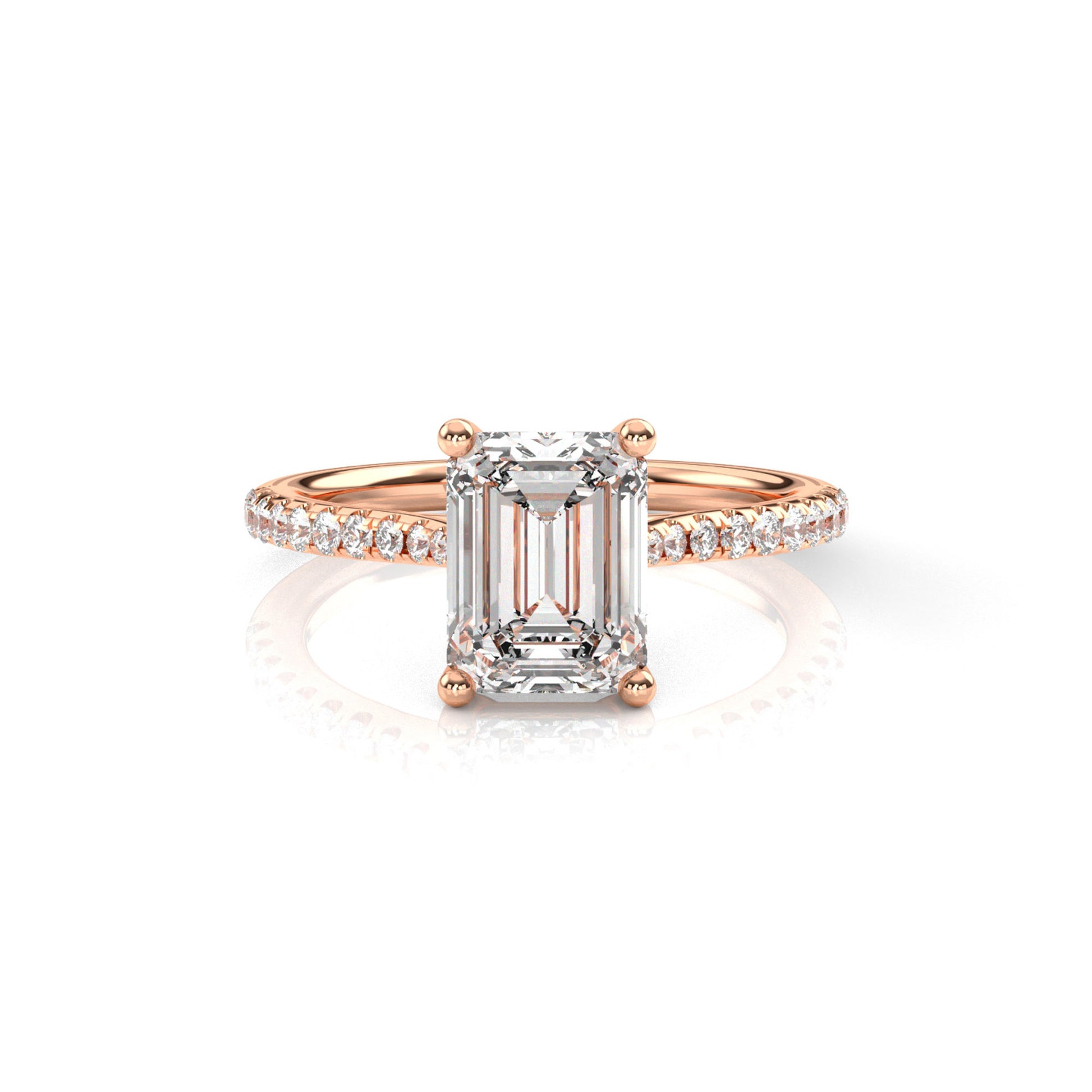 Diamond Size_2 carat | Style_With Diamonds | Precious Metal_Rose Gold