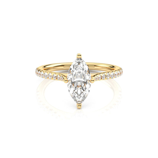 Diamond Size_1 carat | Style_With Diamonds | Precious Metal_Yellow Gold