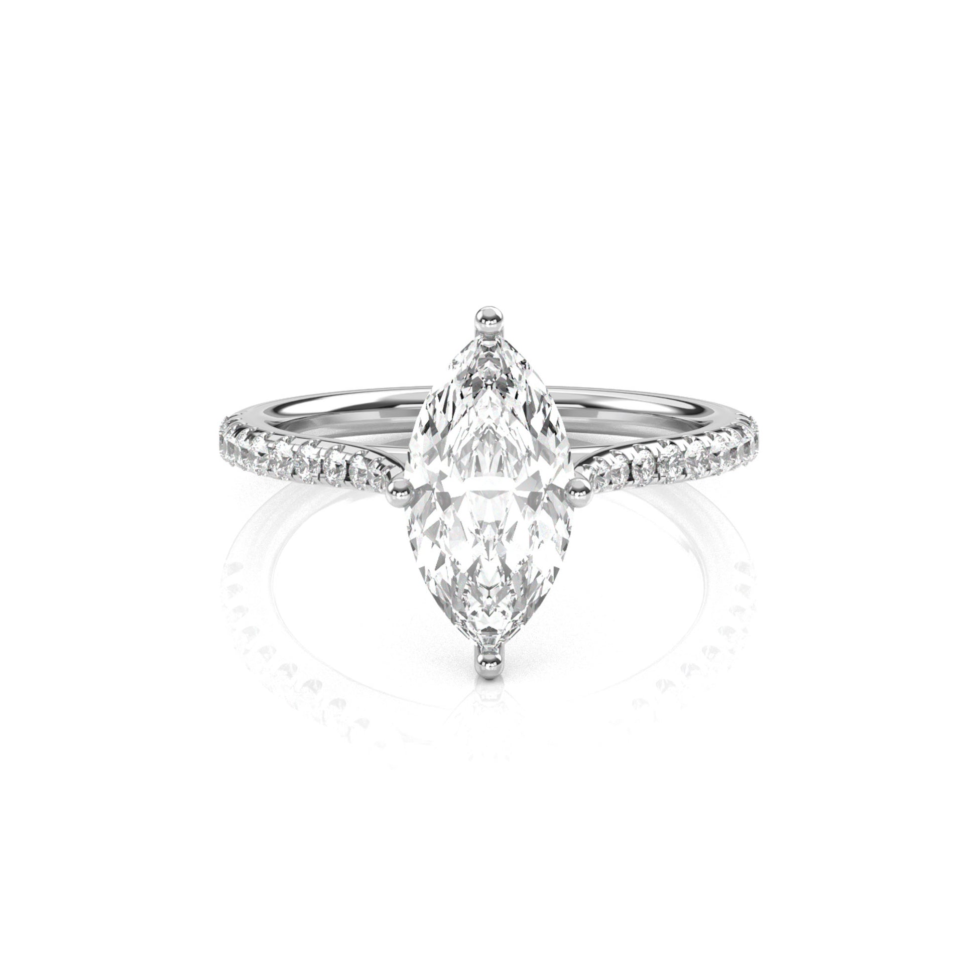 Diamond Size_1.5 carat | Style_With Diamonds | Precious Metal_White Gold