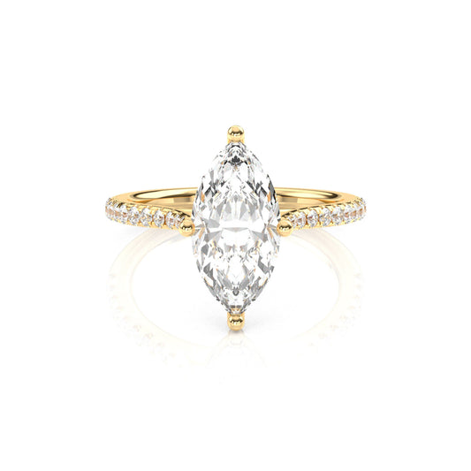 Diamond Size_2 carat | Style_With Diamonds | Precious Metal_Yellow Gold