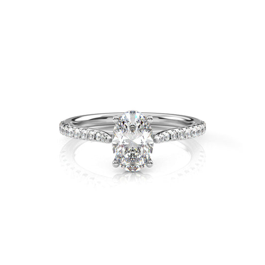 Diamond Size_1 carat | Style_With Diamonds | Precious Metal_White Gold
