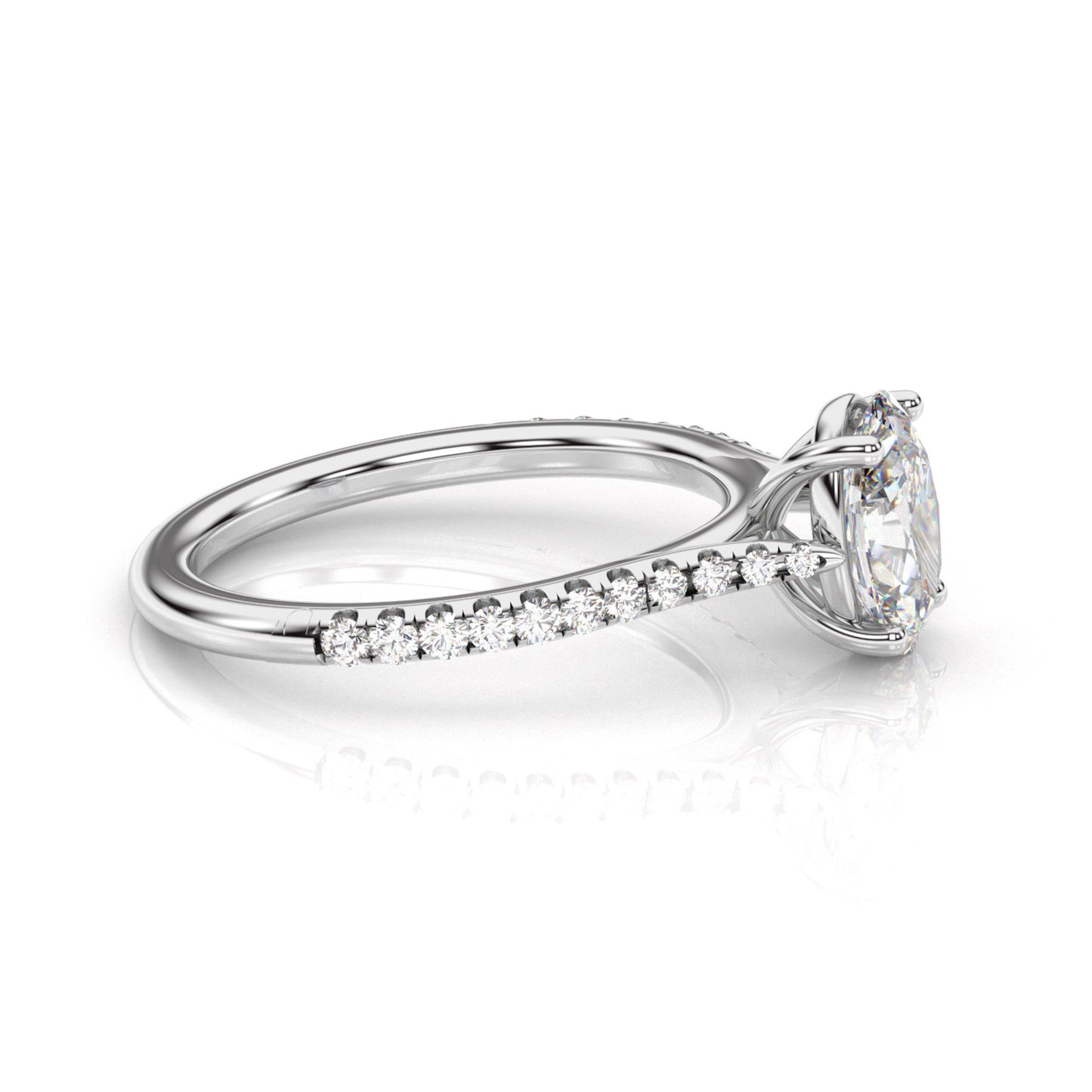 Diamond Size_1 carat | Style_With Diamonds | Precious Metal_White Gold